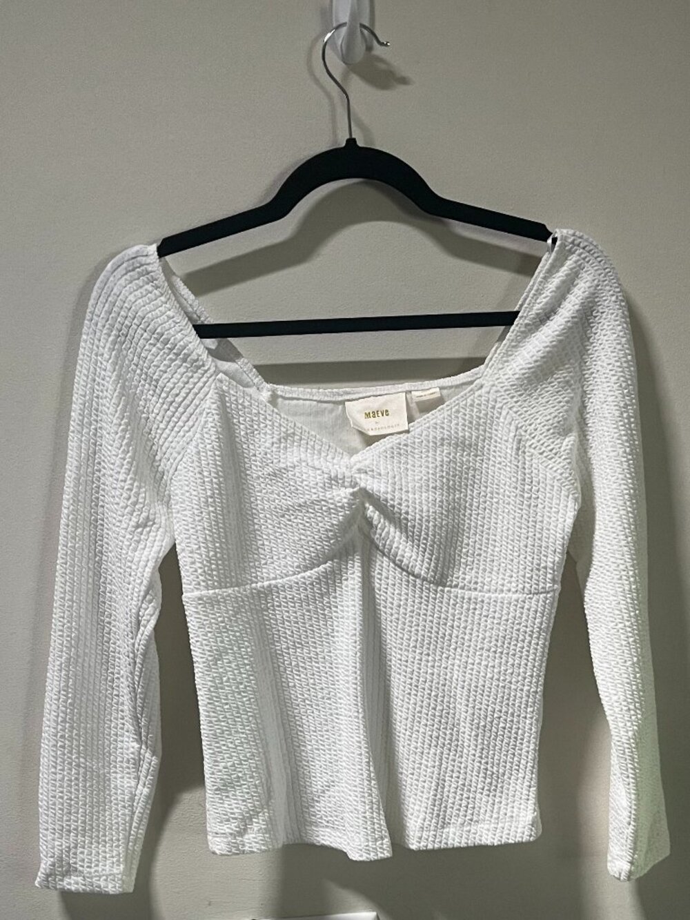 Maeve by Anthropologie Small White Top